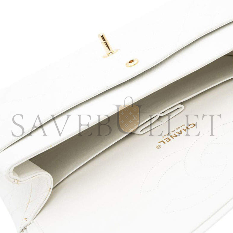 CHANEL QUILTED CAVIAR LEATHER CLASSIC JUMBO DOUBLE FLAP BAG 426504 (30*21*9cm)